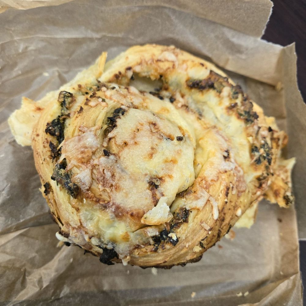 Glutenus Maximus Bakehouse - Top of the spanikopita morning bun - Bakeries Near Me - Vista, California