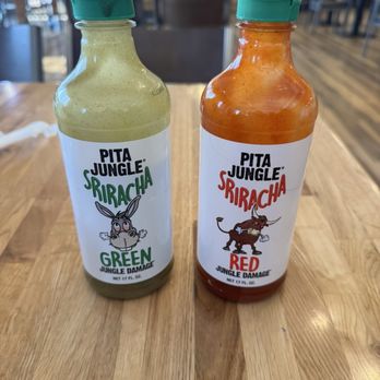 Pita Jungle - Sriracha green and red - Mediterranean Near Me - Gilbert, Arizona