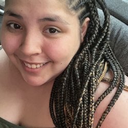 Divas Hair Salon - Cornrows with box braids