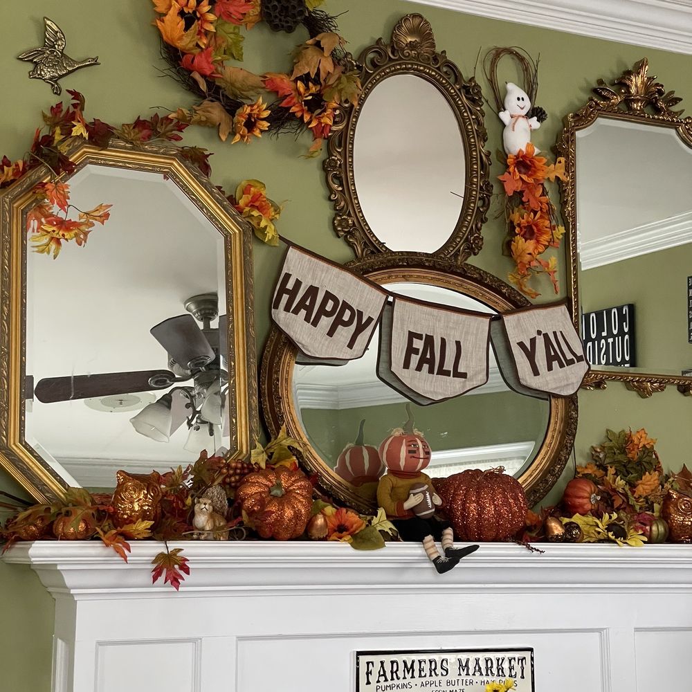 Lulu's Tea Room - a mantle decorated for fall - Venues & Event Spaces Near Me - Powell, Tennessee Lulu's Tea Room - a mantle decorated for fall - Venues & Event Spaces Near Me - Powell, Tennessee