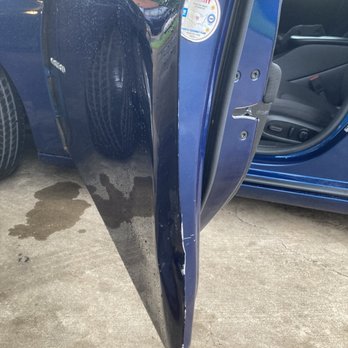 SLP Customs and Collision Repair - Door damage before - Body Shops Near Me - Arlington, Texas SLP Customs and Collision Repair - Door damage before - Body Shops Near Me - Arlington, Texas