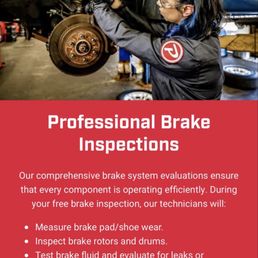 "Free brake inspection" "Free brake inspection"