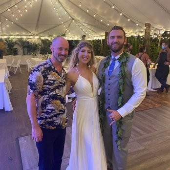 DJ James Vincent - Us and Jimmy at our wedding. - DJs Near Me DJ James Vincent - Us and Jimmy at our wedding. - DJs Near Me