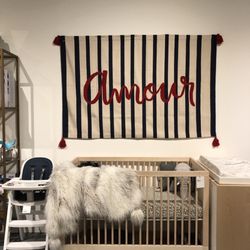 Luxe throws & dope art on every wall
