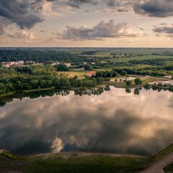 Quarry Springs Park - Aerial of Quarry Springs Park, Colfax, IA