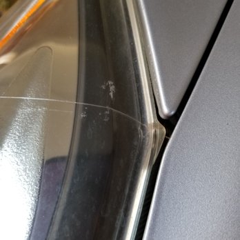 Superior Auto Image - Headlight after detail (spots came off with a wipe with my fingers). - Auto Detailing Near Me - Denver, Colorado