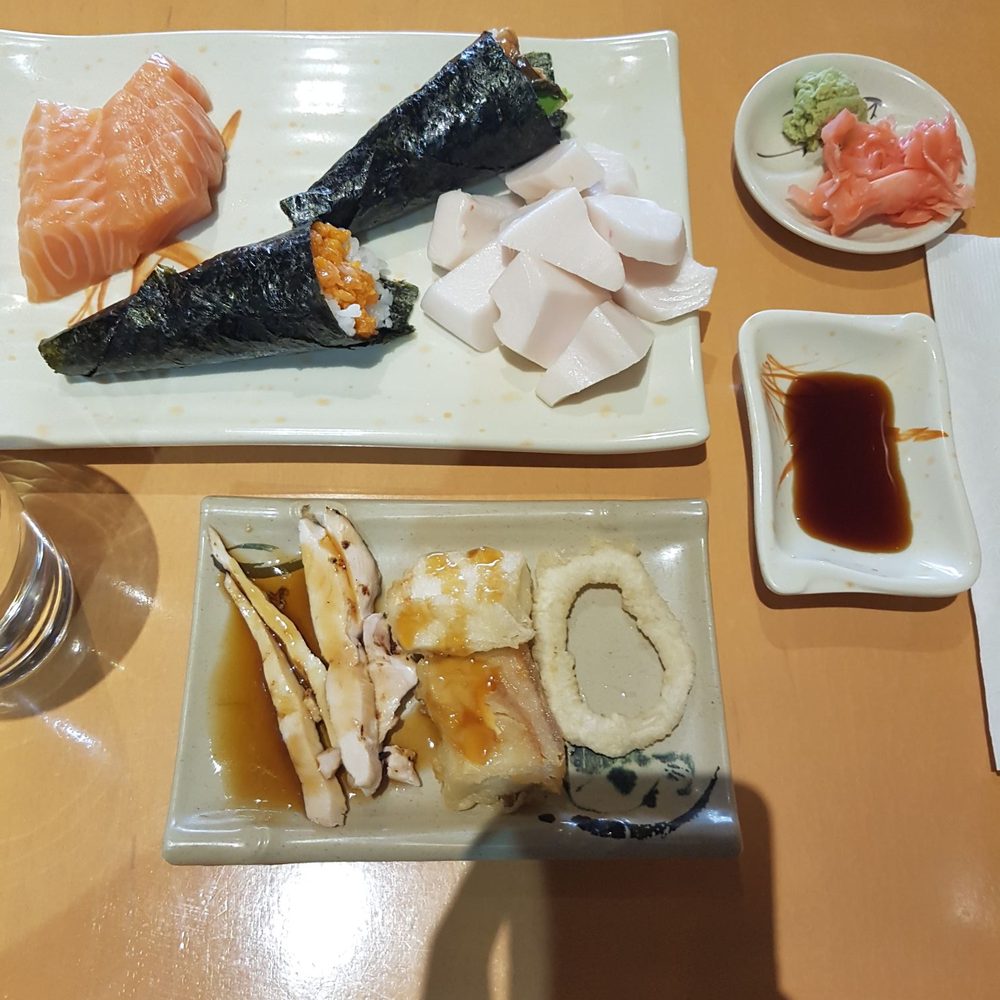 Gallery Sushi - some fried orders, hand rolls, and salmon and tuna sashimi - Sushi Bars Near Me - Toronto, Ontario Gallery Sushi - some fried orders, hand rolls, and salmon and tuna sashimi - Sushi Bars Near Me - Toronto, Ontario