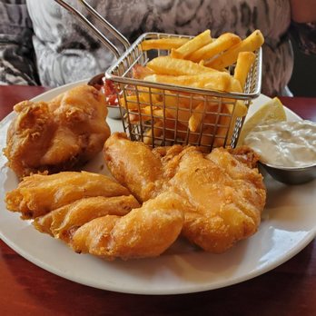 Mac's Acadian Seafood Shack - a plate of fish and chips - Seafood Near Me - Saline, Michigan Mac's Acadian Seafood Shack - a plate of fish and chips - Seafood Near Me - Saline, Michigan