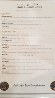 Menu photo 2 Stella's Bistro Batesville, AR