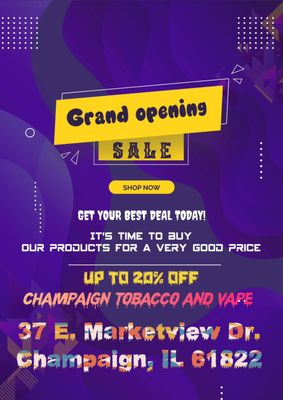 CHAMPAIGN TOBACCO AND VAPE &CIGARS - Updated May 2026 - 37 East Marketview  Dr, Champaign, Illinois - Vape Shops - Phone Number