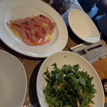 UOVO | Pasadena - Yellowtail Crudo and Insalata Arugula & Mizuna - Italian Near Me - Pasadena, California UOVO | Pasadena - Yellowtail Crudo and Insalata Arugula & Mizuna - Italian Near Me - Pasadena, California