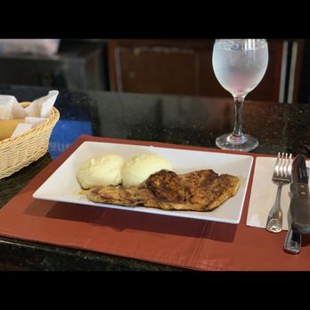 Cebiche's Place - Grilled chicken with mashed potato. - Seafood Near Me - Miami, Florida Cebiche's Place - Grilled chicken with mashed potato. - Seafood Near Me - Miami, Florida