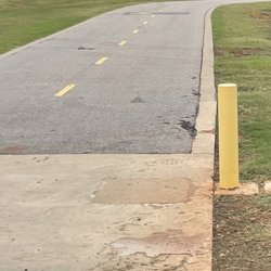 Trail is paved.