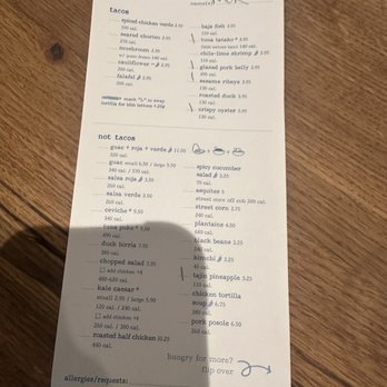 Bartaco - Menu - Tacos Near Me - Miami, Florida Bartaco - Menu - Tacos Near Me - Miami, Florida