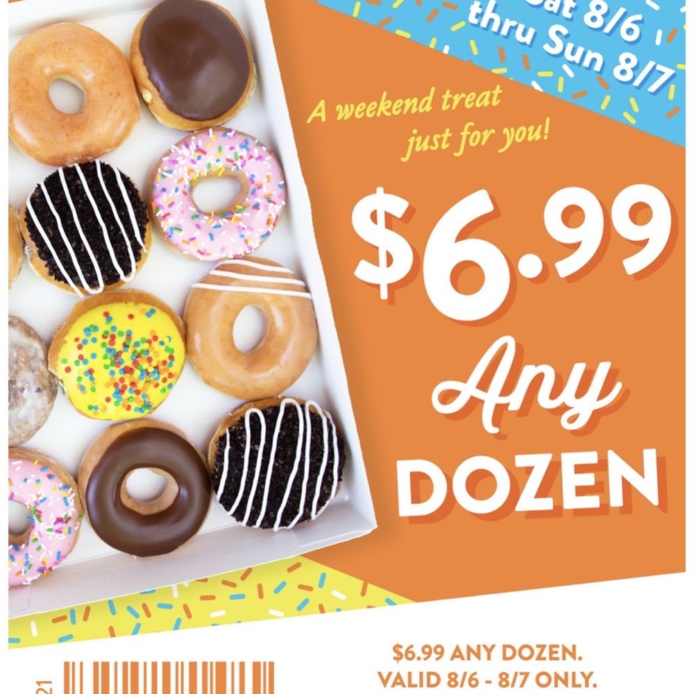 Krispy Kreme - Coupon for this weekend only! Feel free to use it - Donuts Near Me - Alexandria, Virginia Krispy Kreme - Coupon for this weekend only! Feel free to use it - Donuts Near Me - Alexandria, Virginia