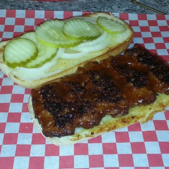 Dawg Pound - Boneless BBQ Rib sandwich - New American Near Me - Ravenswood, West Virginia Dawg Pound - Boneless BBQ Rib sandwich - New American Near Me - Ravenswood, West Virginia