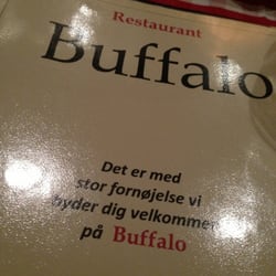 Restaurant Buffalo - Menukortet