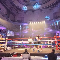 Boxers during event