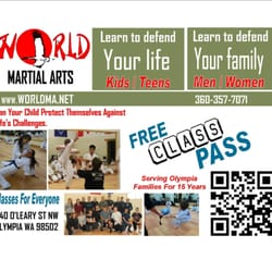 World Martial Arts - Print this page to redeem your free class
