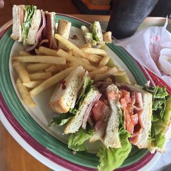 Monkey Morning Cafe - Club sandwich with fries - Breakfast & Brunch Near Me - Daytona Beach, Florida Monkey Morning Cafe - Club sandwich with fries - Breakfast & Brunch Near Me - Daytona Beach, Florida