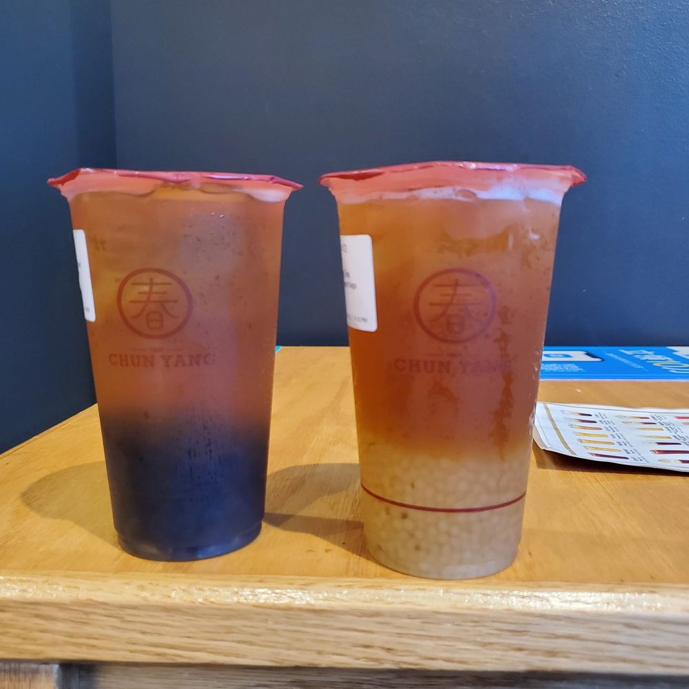 Chun Yang Tea - Mountain Tea with boba Honey Osmanthus Oolong Tea with sago - Bubble Tea Near Me - Flushing, New York Chun Yang Tea - Mountain Tea with boba Honey Osmanthus Oolong Tea with sago - Bubble Tea Near Me - Flushing, New York