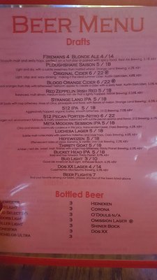 Menu photo 4 Angel's Icehouse Spicewood, TX Menu photo 4 Angel's Icehouse Spicewood, TX