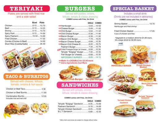 Menu photo 6 Olympic Burger Los Angeles, CA