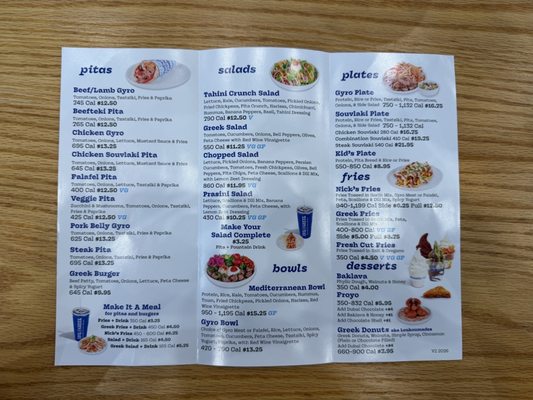Menu photo 1 Nick The Greek Fairfield, CA Menu photo 1 Nick The Greek Fairfield, CA