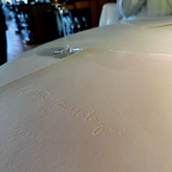 Martin Berasategui - Cover of the menu - even the paper was velvety soft. - Signature Cuisine Near Me - Lasarte-Oria, SS