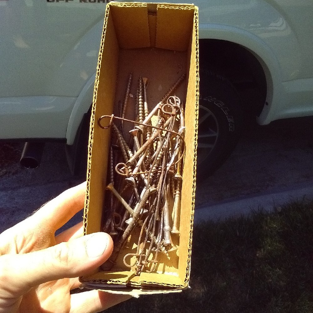 Hernandez Concrete Services - a hand holding a box of screws - Masonry/Concrete Near Me - Lincoln, Nebraska