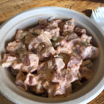 Kuau Store - Spicy ahi poke $9.99 with rice - Grocery Near Me - Paia, Hawaii Kuau Store - Spicy ahi poke $9.99 with rice - Grocery Near Me - Paia, Hawaii