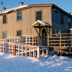 Mount Aurora Lodge - Outside View at Sunset