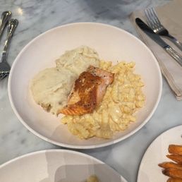 Salmon Smashed Gold Potato
