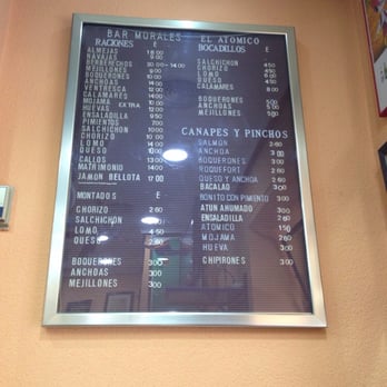 Morales El Atómico - Tapas Bars Near Me - Madrid, M