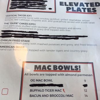 Vertical Diner - Menu - Vegan Near Me - Portland, Oregon