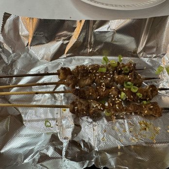 Lobster Now - Lamb skewers. I actually ate a couple before I remembered to take a photo - Seafood Near Me - Pomona, California Lobster Now - Lamb skewers. I actually ate a couple before I remembered to take a photo - Seafood Near Me - Pomona, California