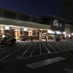 the front of a restaurant at night the front of a restaurant at night