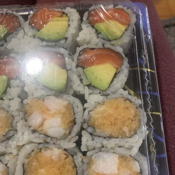 Sugi Sushi - Salmon Avocado Roll Spicy Shrimp Roll - Sushi Bars Near Me - Bronx, New York Sugi Sushi - Salmon Avocado Roll Spicy Shrimp Roll - Sushi Bars Near Me - Bronx, New York