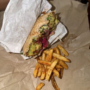 Brassica - It was sooo good I forgot to take a picture before I started eating - Mediterranean Near Me - Houston, Texas