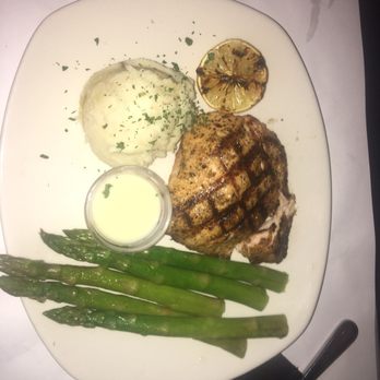Bonefish Grill - Salmon. Asparagus. Mashed potatoes. - Seafood Near Me - Atlanta, Georgia