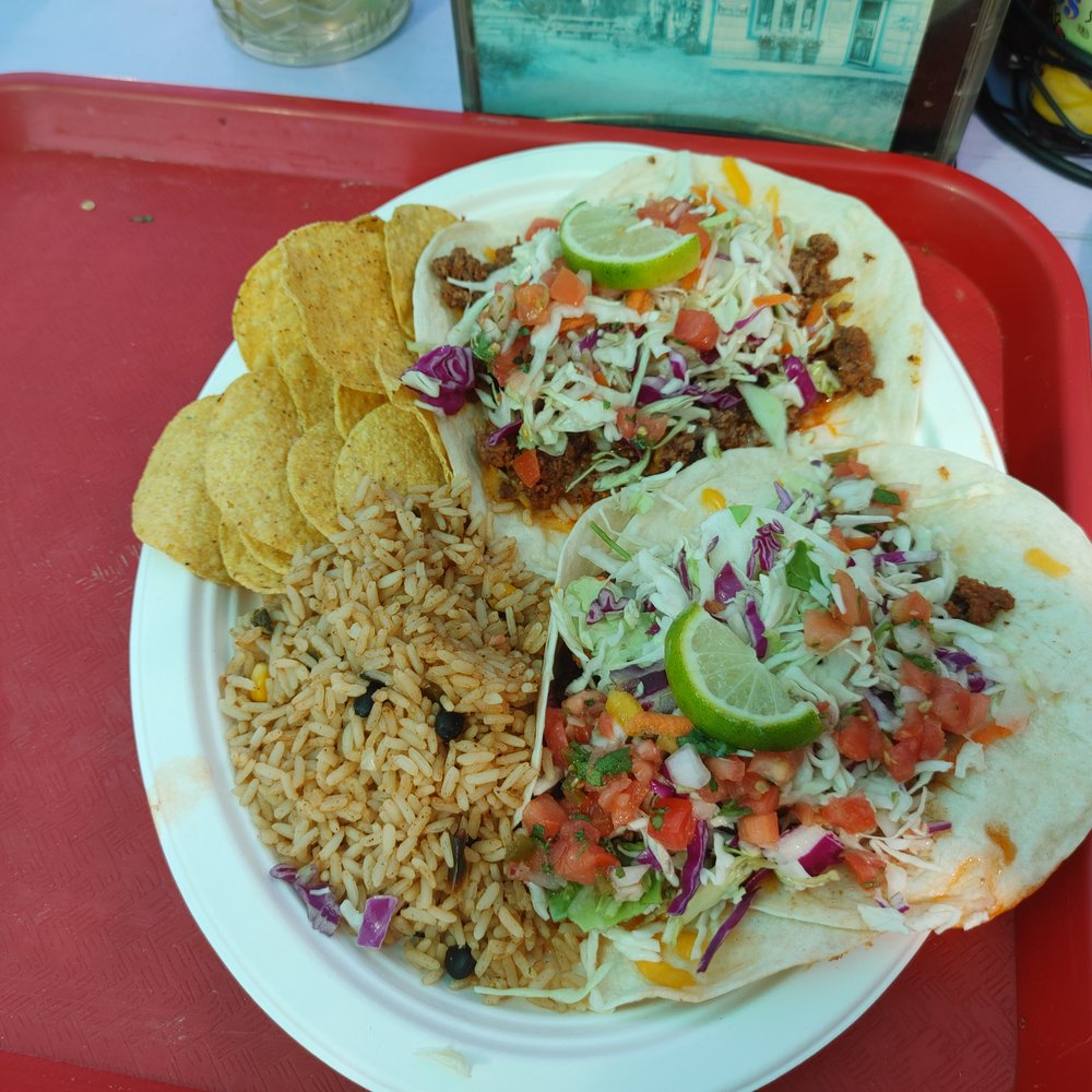 Cape West Tacos - Sloppy Joe Tacos platter. - Mexican Near Me - Cape May, New Jersey Cape West Tacos - Sloppy Joe Tacos platter. - Mexican Near Me - Cape May, New Jersey