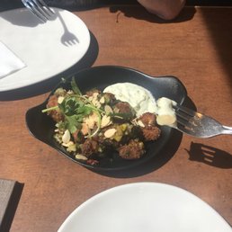 Cauliflower bites. So good. Crispy and flavourful. Cauliflower bites. So good. Crispy and flavourful.