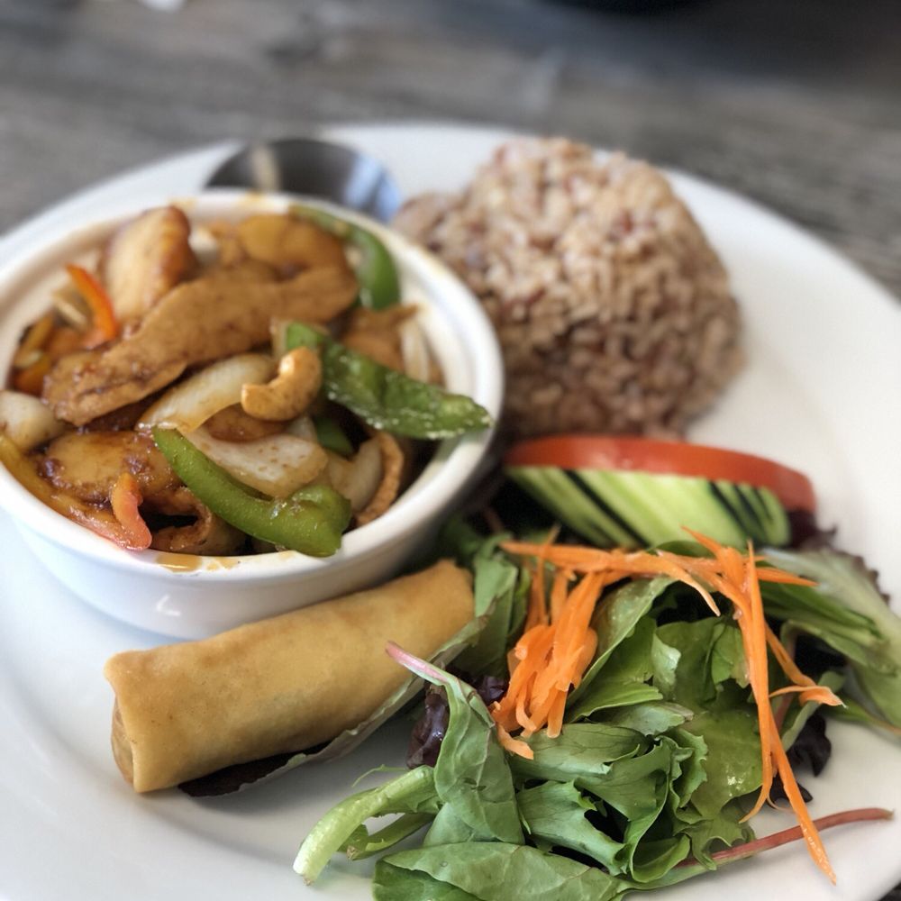 My Vegan - Chicken cashew lunch special - Thai Near Me - Pasadena, California My Vegan - Chicken cashew lunch special - Thai Near Me - Pasadena, California