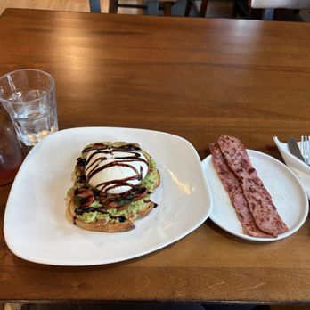 Ididos Coffee & Social - Burrata toast and turkey bacon, black currant iced tea - Coffee & Tea Near Me - Washington, DC, District of Columbia Ididos Coffee & Social - Burrata toast and turkey bacon, black currant iced tea - Coffee & Tea Near Me - Washington, DC, District of Columbia