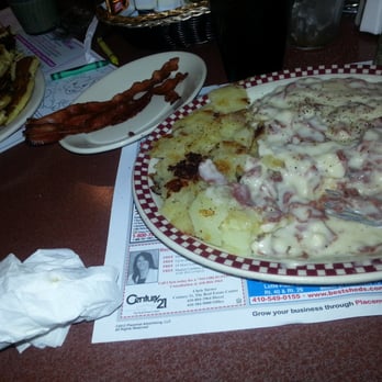 Double T Diner - Pasadena - Chipped beef, home fries & a side of bacon #yummm - Diners Near Me - Pasadena, Maryland Double T Diner - Pasadena - Chipped beef, home fries & a side of bacon #yummm - Diners Near Me - Pasadena, Maryland