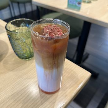 Jun Bistro - Yunnan rose coffee latte - Chinese Near Me - Milpitas, California Jun Bistro - Yunnan rose coffee latte - Chinese Near Me - Milpitas, California