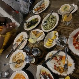 different pastas for the table