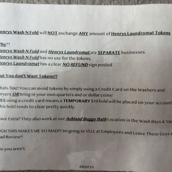 Henry's Laundromat - So many machines out of order. Terrible. - Laundromat Near Me - Ashland, Oregon Henry's Laundromat - So many machines out of order. Terrible. - Laundromat Near Me - Ashland, Oregon