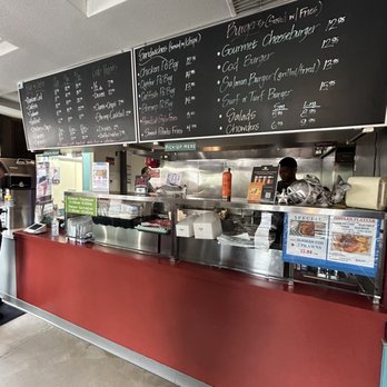 Emerald City Fish & Chips - Interior, Menu - Fish & Chips Near Me - Seattle, Washington