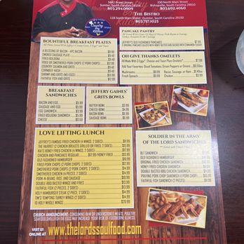 Jeffrey Lampkin's Country Boy Kitchen - Menu - Soul Food Near Me - Sumter, South Carolina Jeffrey Lampkin's Country Boy Kitchen - Menu - Soul Food Near Me - Sumter, South Carolina